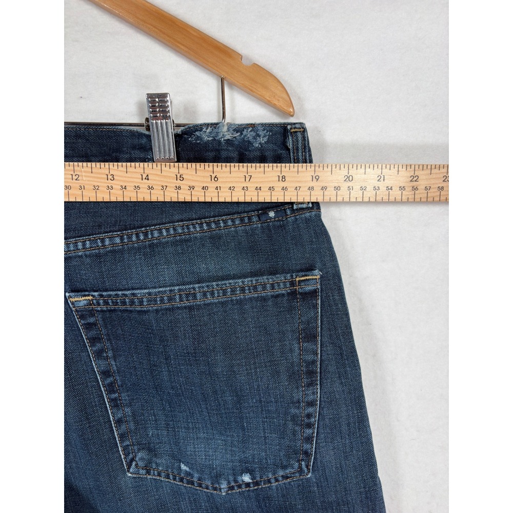 Lucky Brand 363 Vintage Straight Jeans Mens 35x32 Dark Wash Denim Blue - Picture 7 of 10
